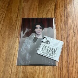 suga d-day the original weverse pre-order benefit/pob set